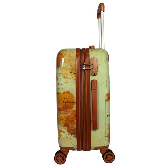 NEW - World Traveler Europe 2-Piece Hardside Polycarbonate Carry-On Luggage Set - Picture 7 of 13